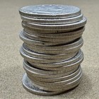 Lot Of 20 1953 Franklin Half Dollar - 90  Silver Bulk Lot - Great Value