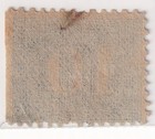 Brazil 1866 10 Reis Blue Perforated Cat s Eye Used Empire Stamp
