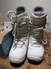 Burton Snowboard Boots Womens Size 7 5 Casa True Fit Imprint White Light Gray