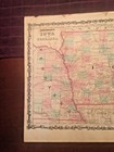1863 Johnson   Ward Hand Colored Atlas Map  Iowa And Nebraska