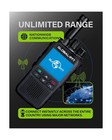 Global-ptt Gp1 Poc Push-to-talk Radios  2-pack  Black
