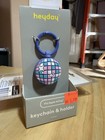 Heyday Disco Checkered Key Chain Holder W  Carabiner Clip  Blue Pink Purple
