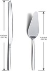 Berglander Wedding Cake Knife And Server Set  Stainless Steel Cake Cutting Set F
