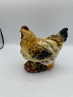Vintage Hen Rooster Chicken Figurine 6 5  Country Kitchen