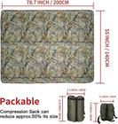 Camo Woobie Blanket Waterproof Poncho Liner For Outdoor Camping  Hiking  Hunting
