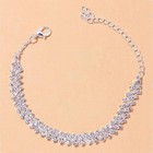 Silver Waterproof Anklets   Bracelets For Women    summer Trending Fashion Jewelry