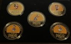 Disney 100 Years Of Wonder Mickey Mouse   Friends 5 Coin Set W  Display Box 