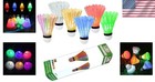 Led Badminton Shuttlecocks  Glow In Dark  6 Pack