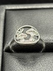 New Condition Sterling Silver Mushrooms Toe Ring 925