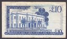  cir  1975 Gibraltar 10 Pounds P-22a A684096  009-3 