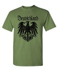 Black Deutschland Eagle - German Soccer - Cotton Unisex T-shirt