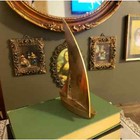 Vintage Nautical Solid Brass Sailboat  Hand Crafted