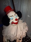 Large Vintage Professional Marionette String Puppet Trick Clown Balloon  2     