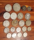 Old Canadian  British  Irish  And Australian Silver Coins