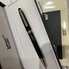 New Montblanc Meisterstuck 164 Black And Gold Ballpoint Pen Germany - Authentic