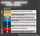 Assorted 12 Pad Grit Steel Wool