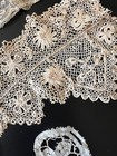 Antique  Lace - Eight  Pieces   Lace For Dolls  Etc 