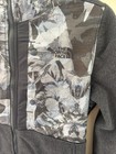 The North Face Women s Full Zip Floral Fleece Jacket Gray black Logo Size M