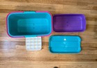 Vintage Eagle Craftstor Bundle 90 s Sewing Craft Storage Organizer   Container