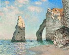 Claude Monet The Cliffs At   tretat Vintage Painting Poster Print Home Decor