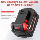 8 0ah 6 0ah For M18 Battery For Milwaukee Cordless Lithium-ion 48-11-1860 Tools