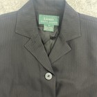 Lauren Ralph Lauren Blazer Jacket Women 6 Black Single Breasted 4 Button Closure