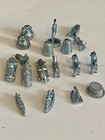 Lot Of 18 Vintage Pewter Replacement Monopoly Pieces