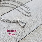 Impressart Mom Metal Stamp With Heart 6mm  Diy Mother s Day Word Stamping Tool