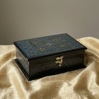 Handcrafted Wooden Gift Box With Exquisite Lacquer Artwork   Size 6x4 Inche