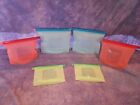 New  Lot Of 24 Reusable Silicone Food Storage Bags Stasher Pampered Chef Generic