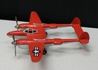 1962 Vintage Hubley P-38 Retractable Gear Twin Engine Diecast Toy Plane  904