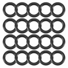 20pcs Black Nitrile Butadiene Rubber Nbr O-ring 2 3mm Inner Dia 0 8mm Width    kd