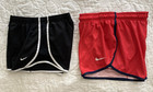 Lot Of 2 - Youth Girls Nike Running Shorts  Size  Small