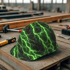 Green Lightning 22 - 20  X 38  Hydrographic Film Hydro Dipping