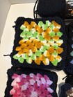 Lot Of 31 New Handmade Crochet Granny Squares 6    Multicolor   1 Skein Of Yarn