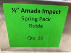 Lot Of 10 1 2  Amada Impact Turret Punch Spring Pack Guide Press Tooling