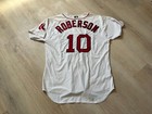 Tim Roberson Game Used Worn Portland Sea Dogs Home White Jersey