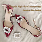 Rhinestone Crystal Shoe Buckle Shoe Clip For Bridal Wedding Shoe Decoration