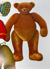 1984 Jumbo Teddy Bear Paper Doll   Costume Set Merrimack 1907 Reprint Read