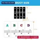 Piano Keyboard Stickers For 88 61 54 49 37 Key  Bold Large Letter Piano Stickers