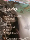 Naruto Shippuden  Sasuke Halloween Cosplay Partial Adult Men Costume S 34 36