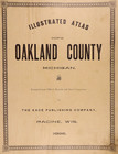 1896 Plat Map  City Of Pontiac  Oakland Co  Michigan - 1st  4th   5th Wards - 40