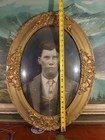 Antique Curved Glass Photo