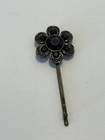 Hair Accessories Metal Hair Comb Cloisonn   Hair Clip Vintage Lot Of 4