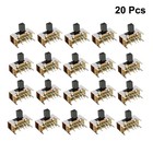 20pcs 6mm Horizontal Slide Switch Dp3t 2p3t 8 Terminals Pcb Panel Latching