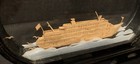 Carved Wood Diorama Ship Art Yangtze River Hubel China Vintage