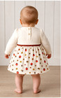Nwt Magical Kids Baby Girl Fall Apple Dress Long Sleeve Thanksgiving Harvest 3m