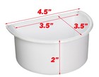 3 5  Heavy Duty Winged Bird Cage Replace Plastic Cup Seed Feeder Water Food Bowl