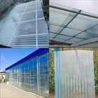 6 Pcs Polycarbonate Roofing Panels Splicable Corrugated 6pcs 67x35in  Clear