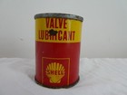 Vintage Shell Oil Company Valve Lubricant Full Unopened Metal Tin Can 4oz Canada